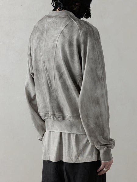 25SS｜Inverted Zip-up (Cold Dyed Grey) – Professor.E