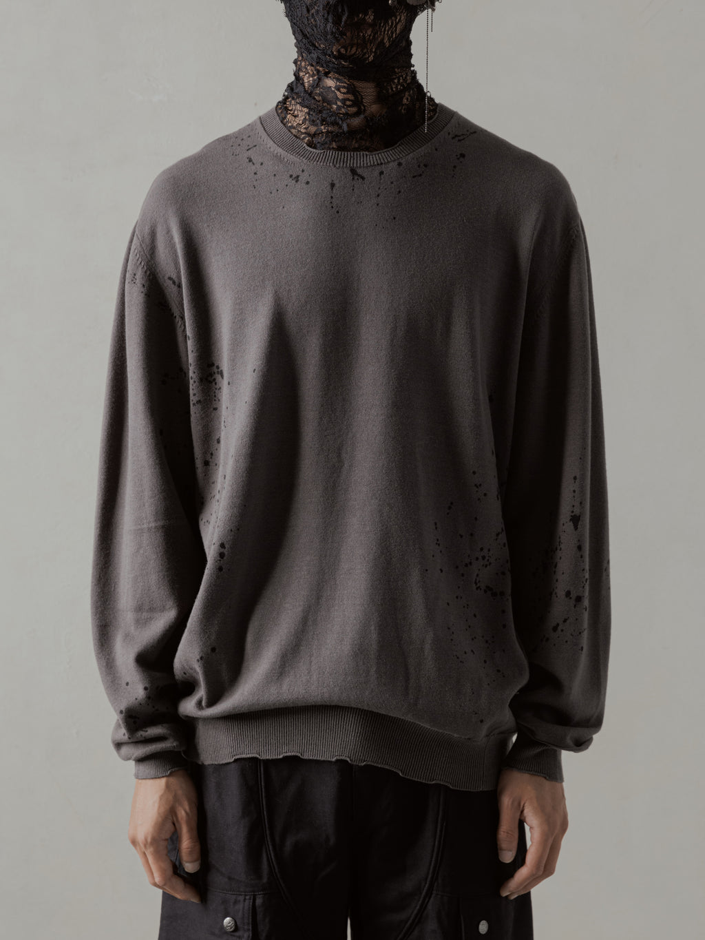 [TWN]★INITIAL KNIT Wrinkle Polyester Dry Knit Pullover – initialfashion