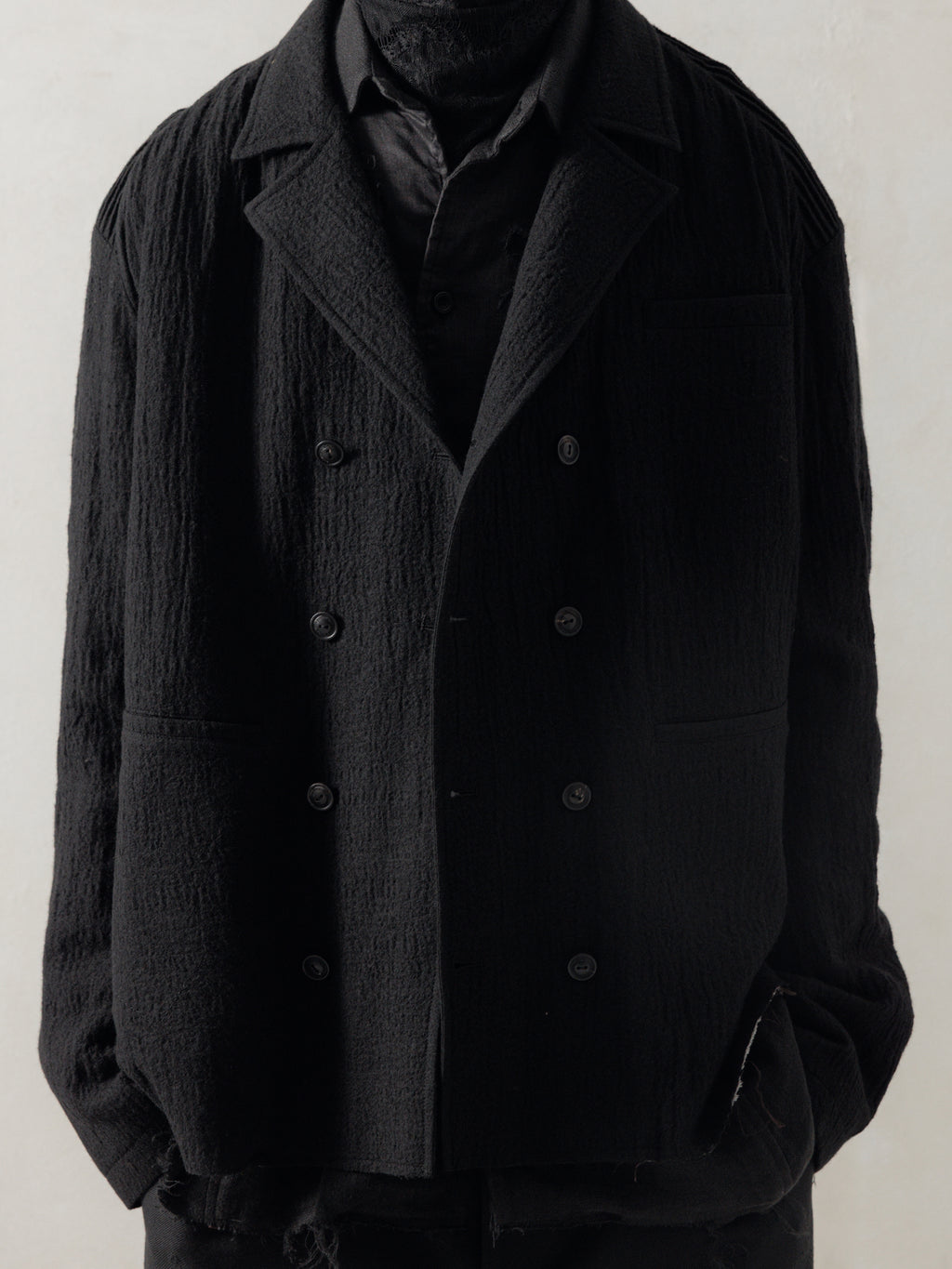 ジャケット・アウター DRESSEDUNDRESSED Double Breasted Blazer Express Double Breasted Cinched Boyfriend Blazer Jacket