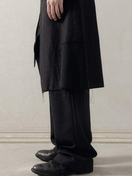 25FW|Layered Wrap Skirt – Professor.E 25FW|Layered Wrap Skirt – Professor.E