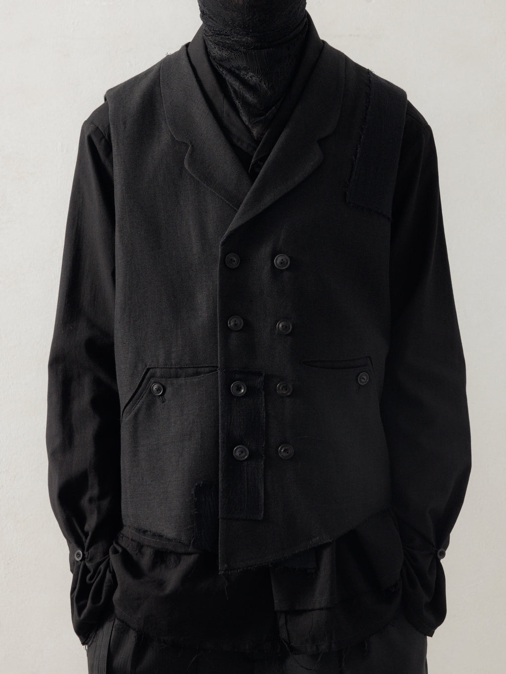 トップス Early 20th Century Black Wool Gilet Early 20th Century Black Wool Gilet
