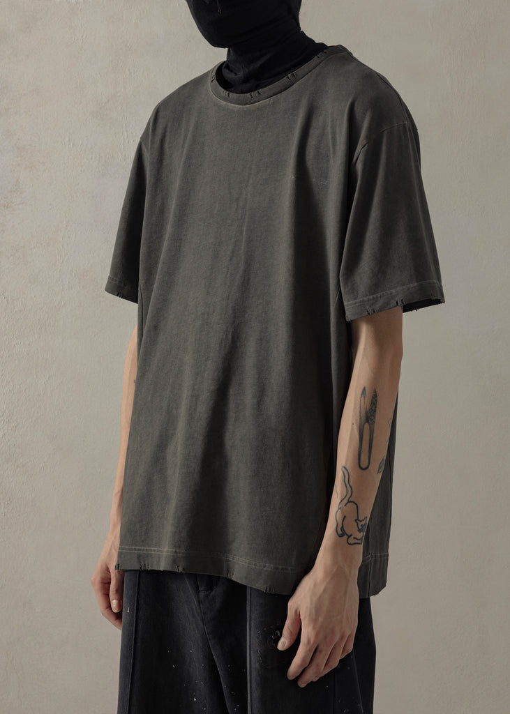 24SS｜"DIRT" T-Shirt 2.0 (Cold Dyed Grey)