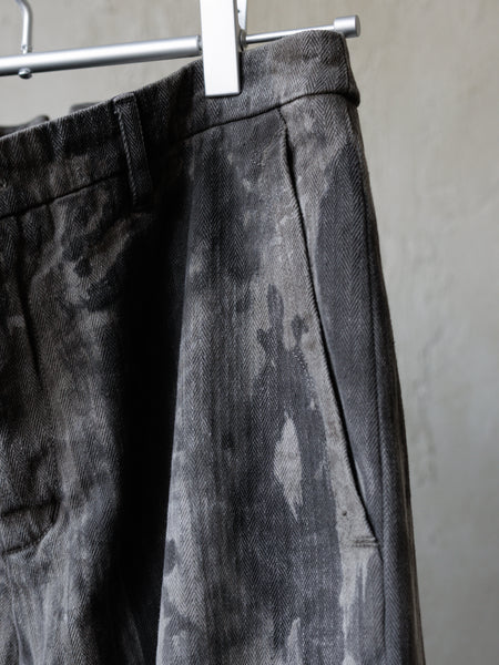 Forgotten Materials｜0222 / Worker Pants (Natural Dyed Grey