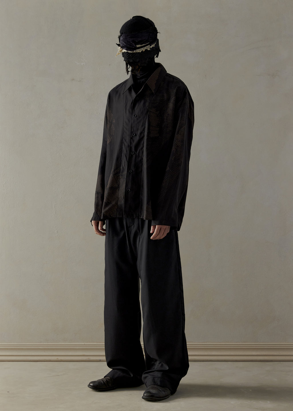 23FW｜Seasonal Print LS（Black） – Professor.E