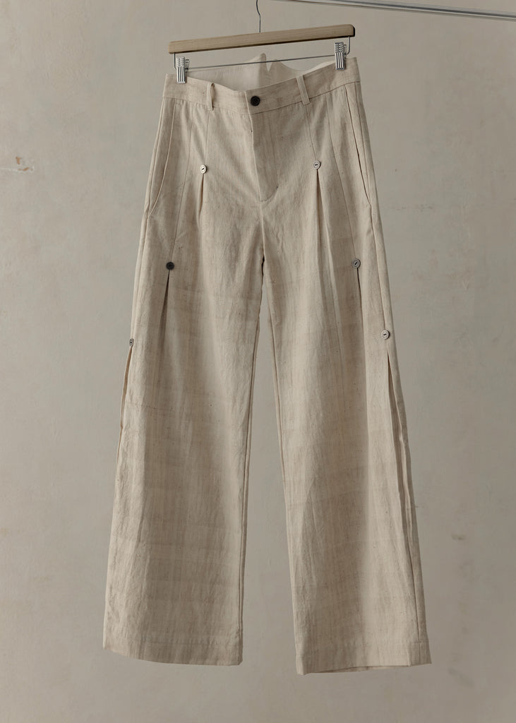 Forgotten Materials｜E Pants (Dyed Beige)