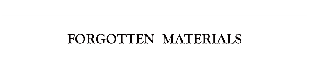 Forgotten Materials