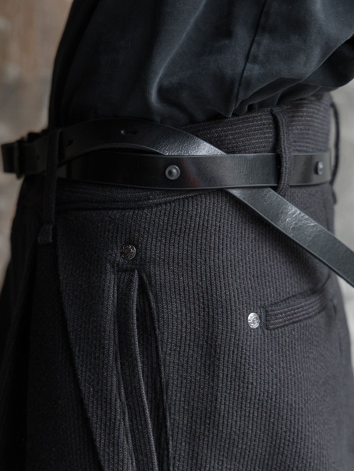Professor.E｜E Rivet Belt (Black)
