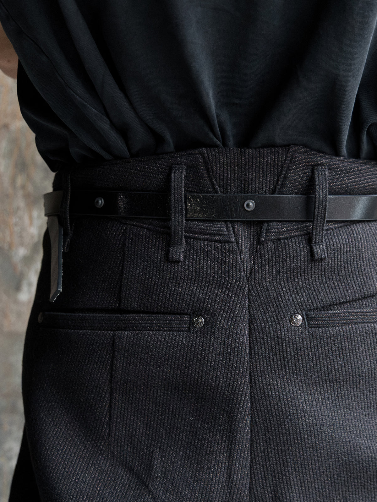Professor.E｜E Rivet Belt (Black)