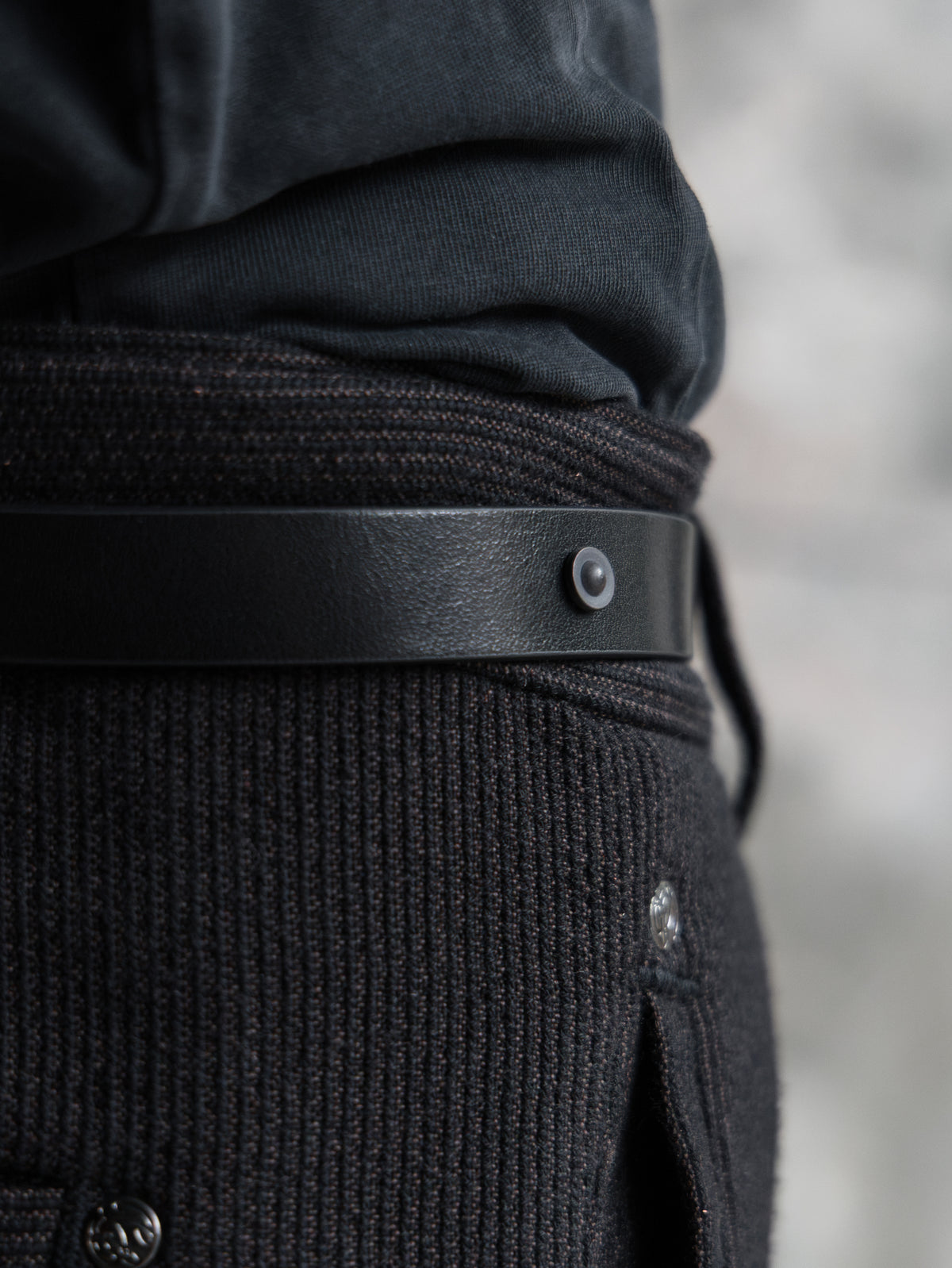 Professor.E｜E Rivet Belt (Black)