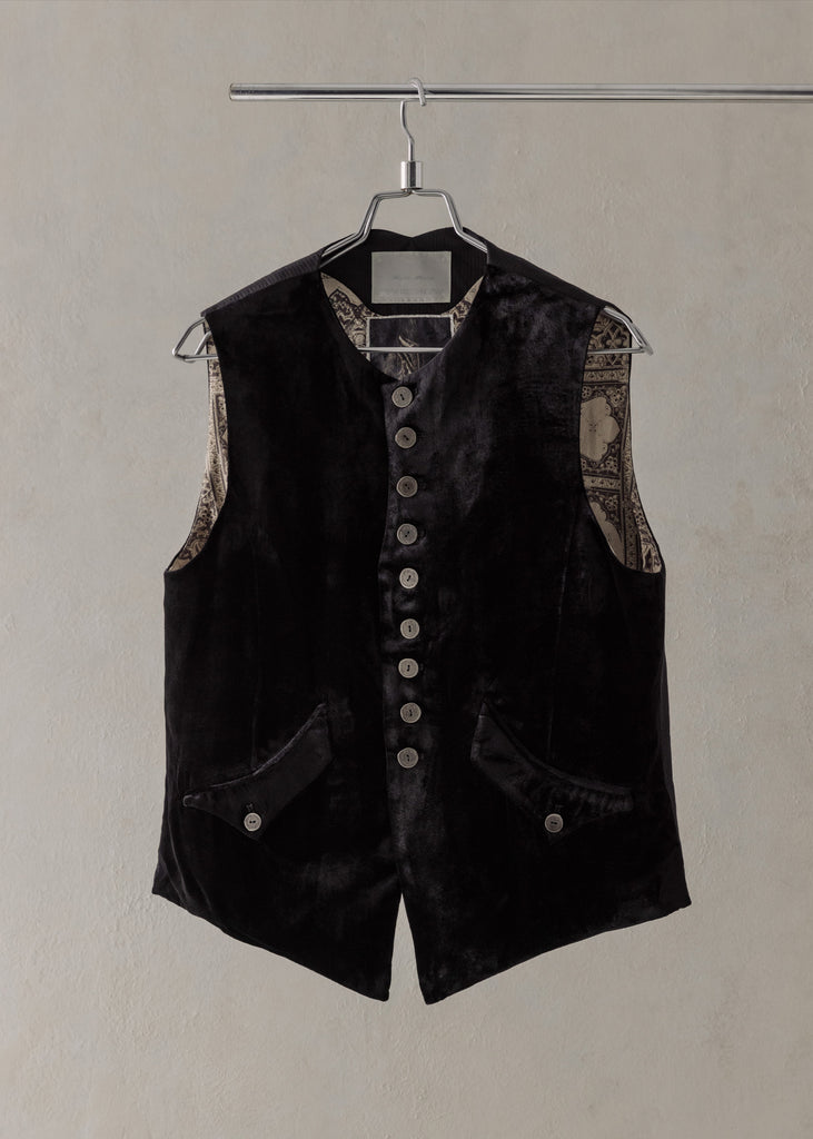 Forgotten Materials｜E Waistcoat (Velvet)