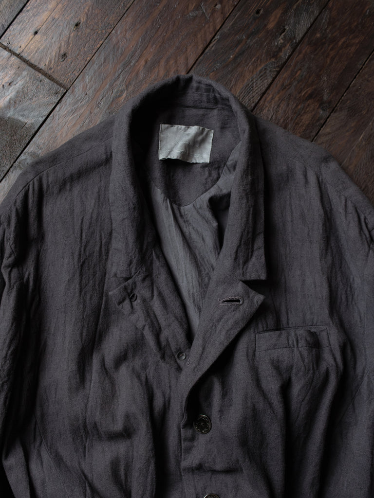 Forgotten Materials｜E Coat (Natural Dyed Dark Purple)