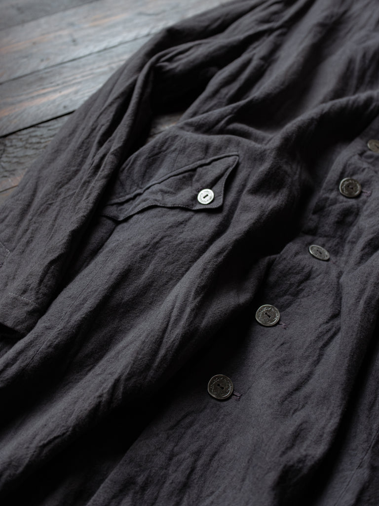 Forgotten Materials｜E Coat (Natural Dyed Dark Purple)