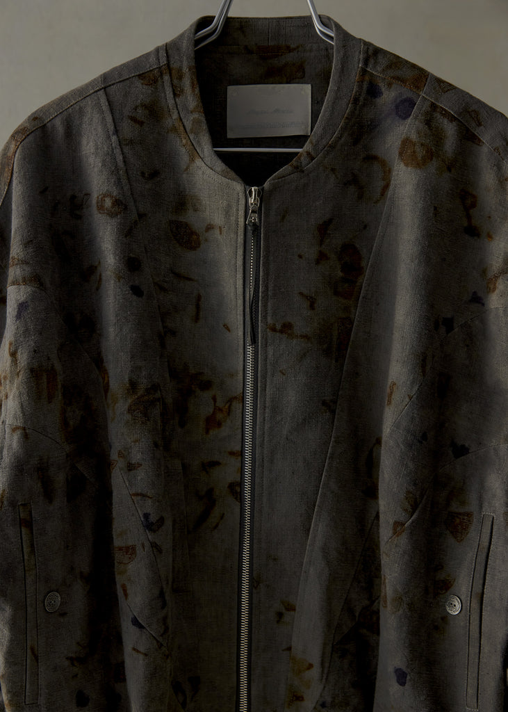 Forgotten Materials｜Embroidered Mega Bomber (Rusted Grey)