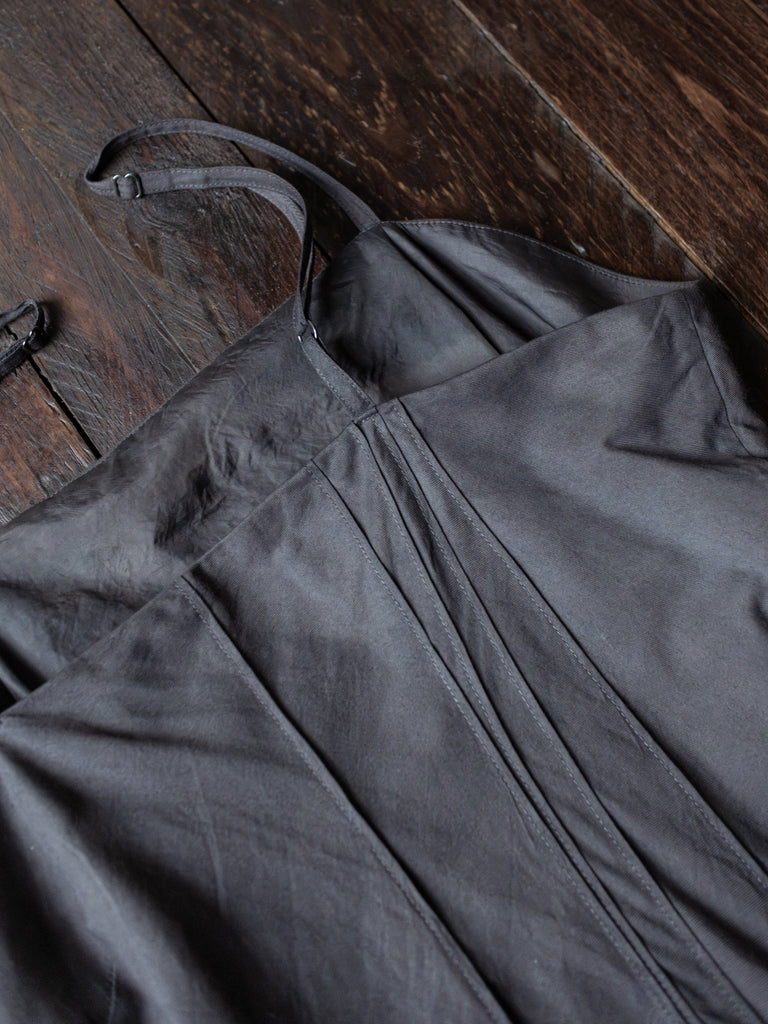 Forgotten Materials WMS｜Pleat Dress (Natural Dyed Dark Purple)