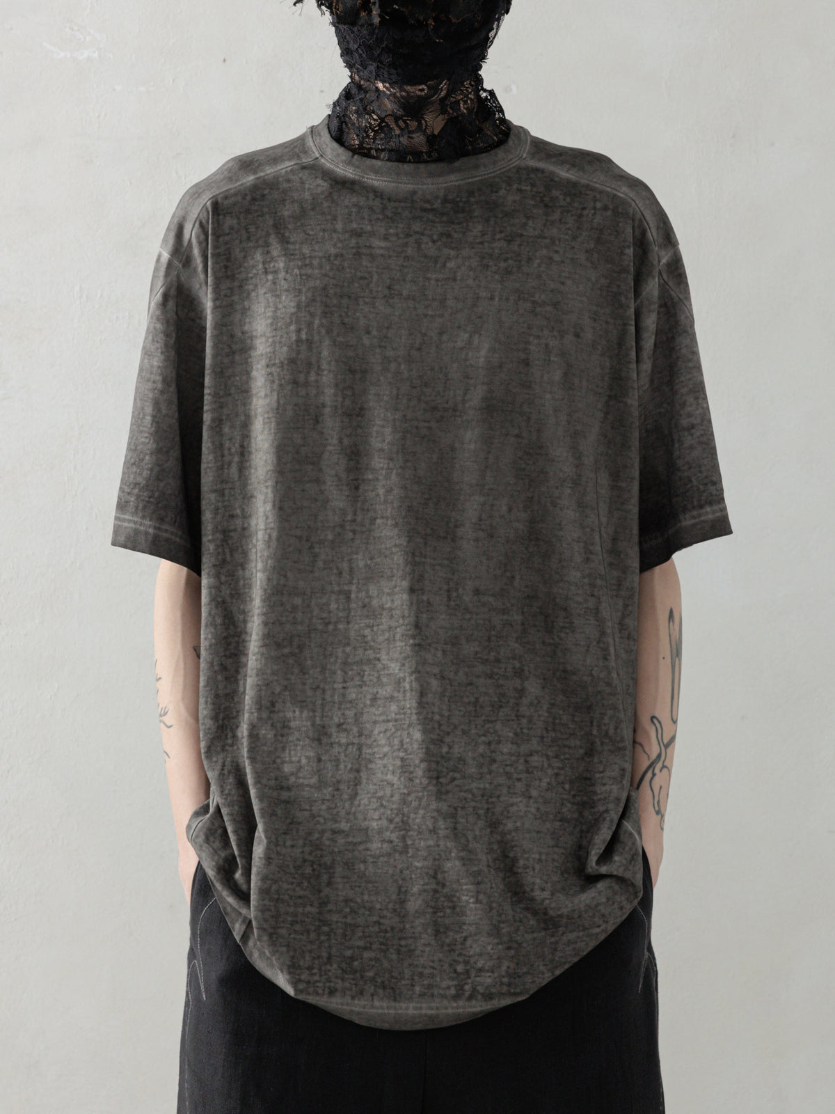 25SS｜Faded Tee (Cold Dyed Grey)