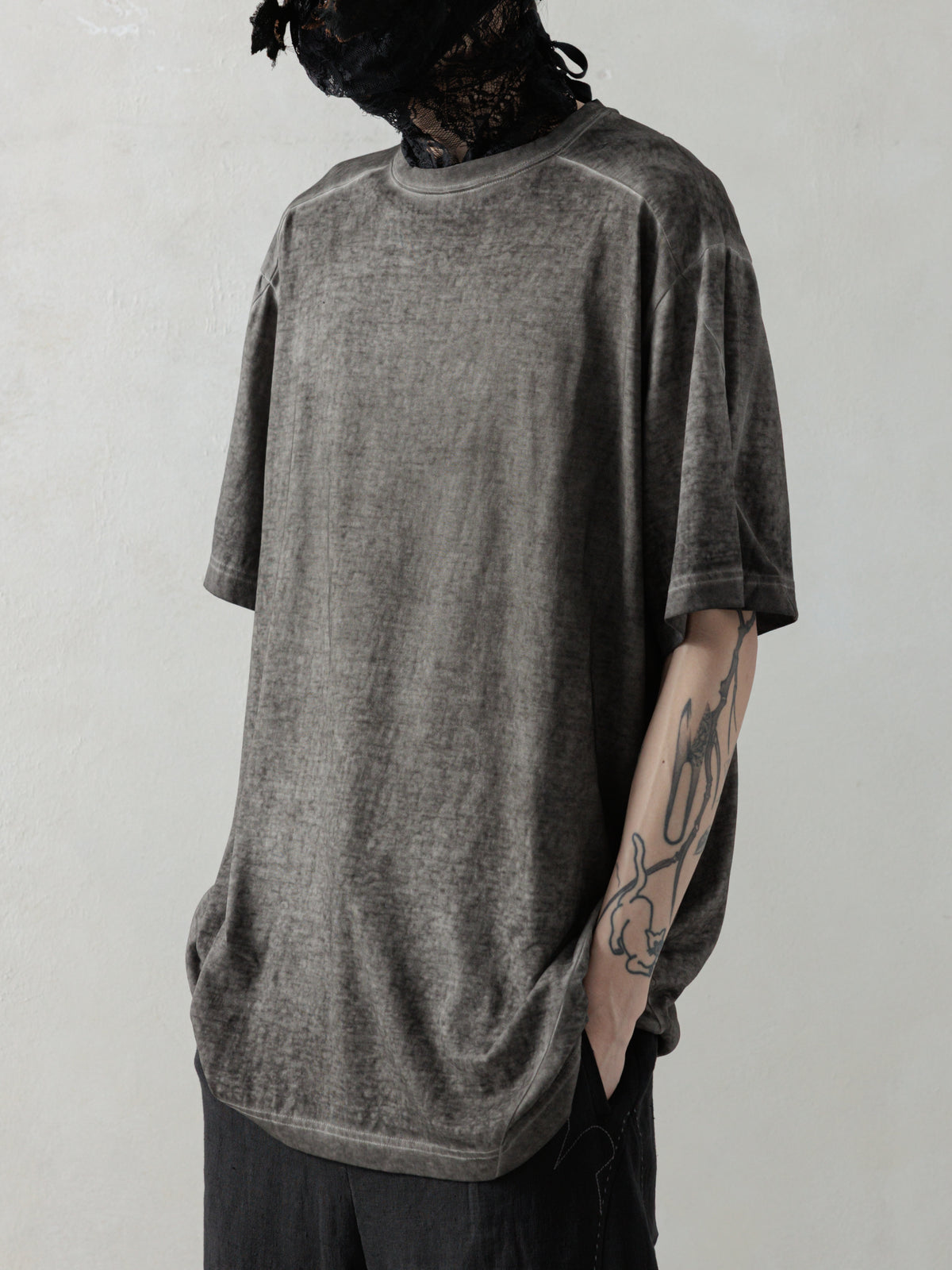 25SS｜Faded Tee (Cold Dyed Grey)