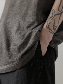 25SS｜Faded Tee (Cold Dyed Grey)