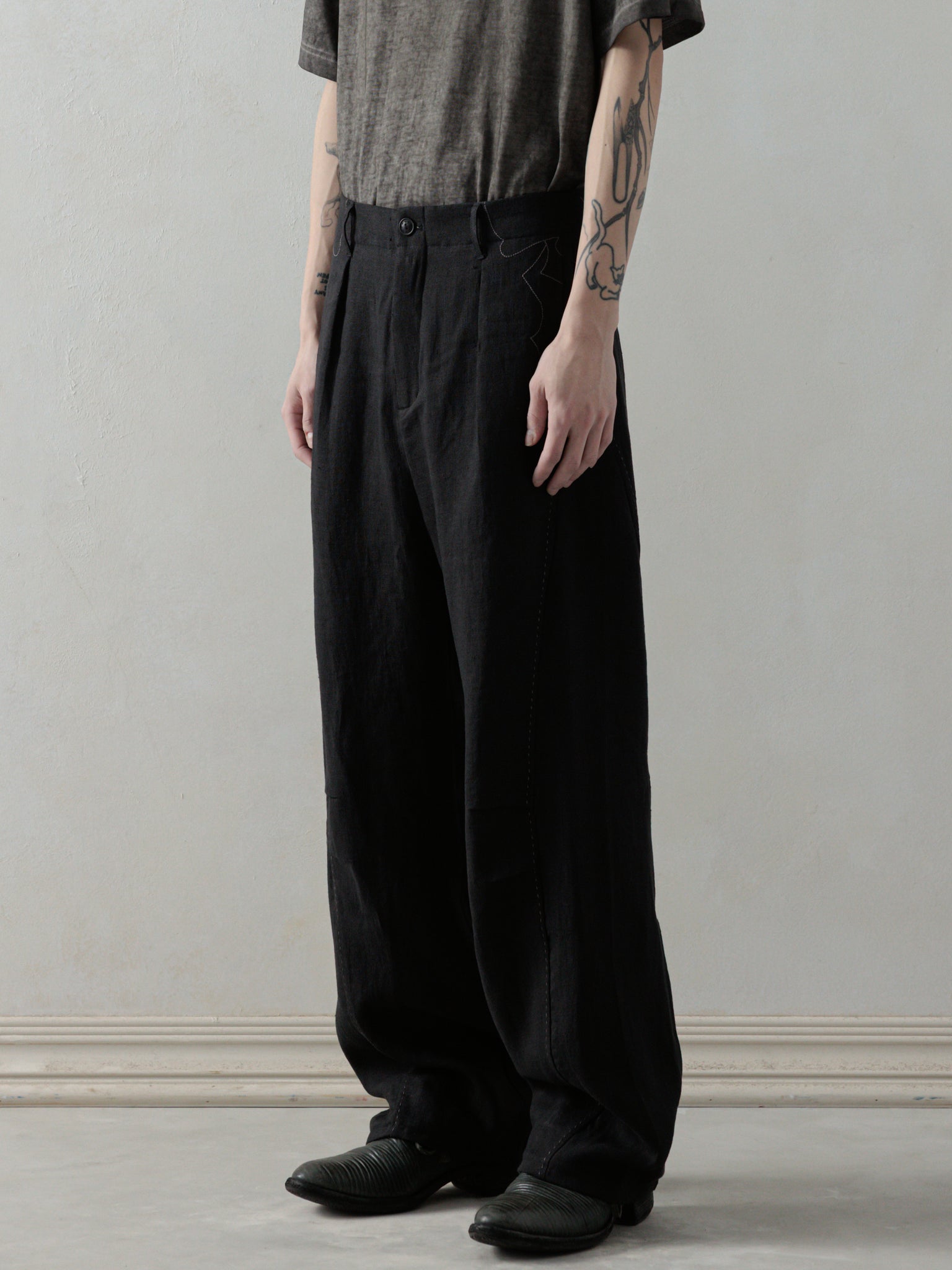 25SS｜Sheer Pants (Black)