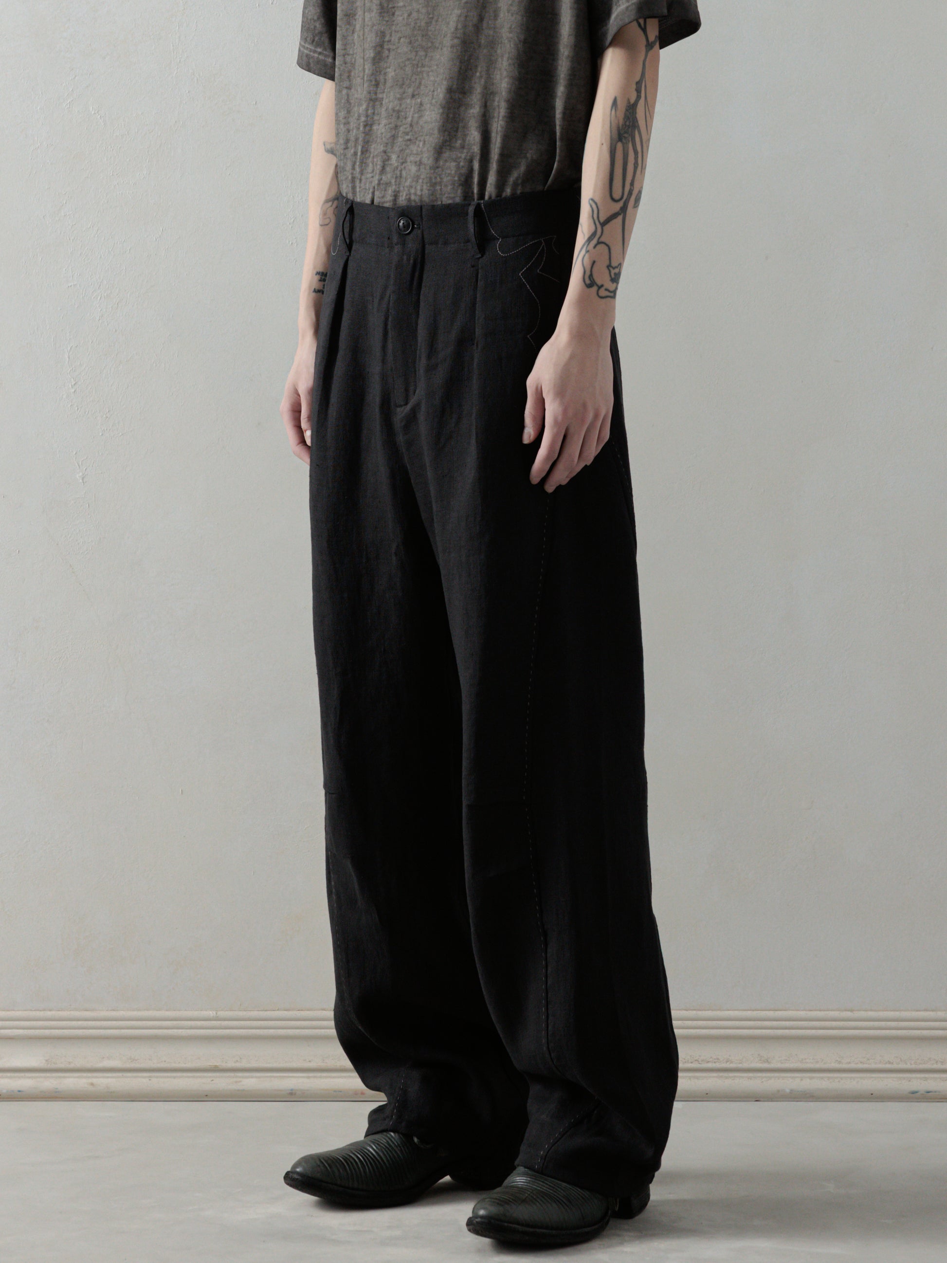25SS｜Sheer Pants (Black)