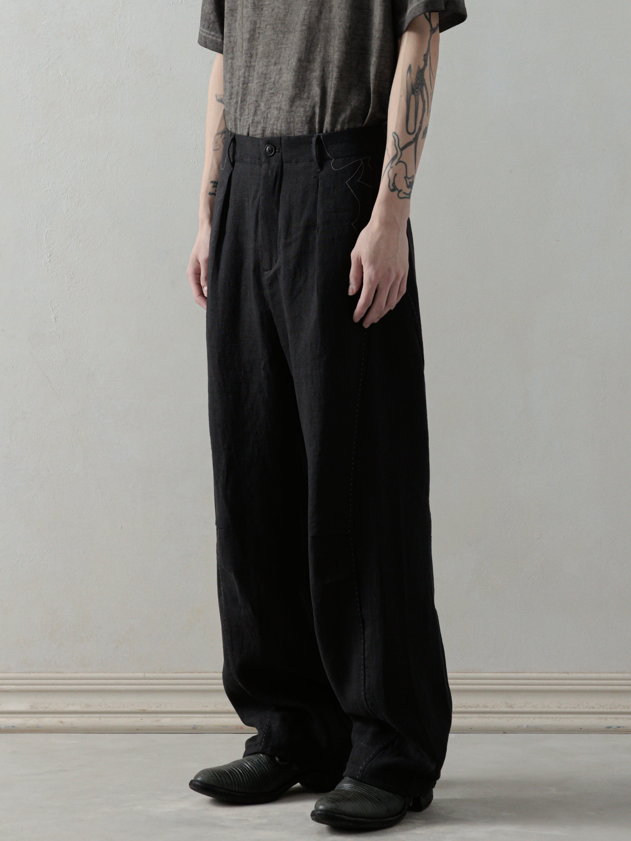 25SS｜Sheer Pants (Black)