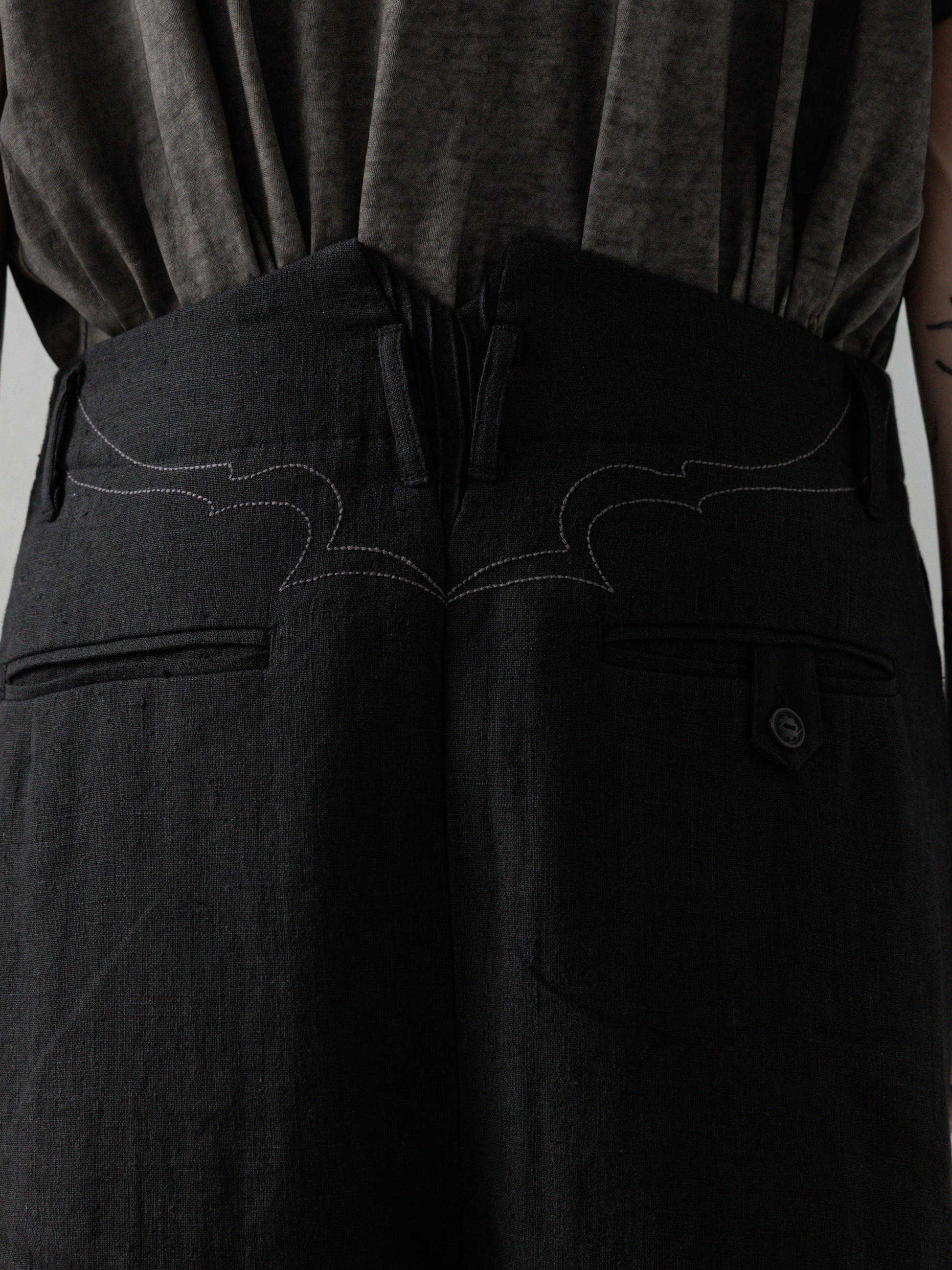 25SS｜Sheer Pants (Black)