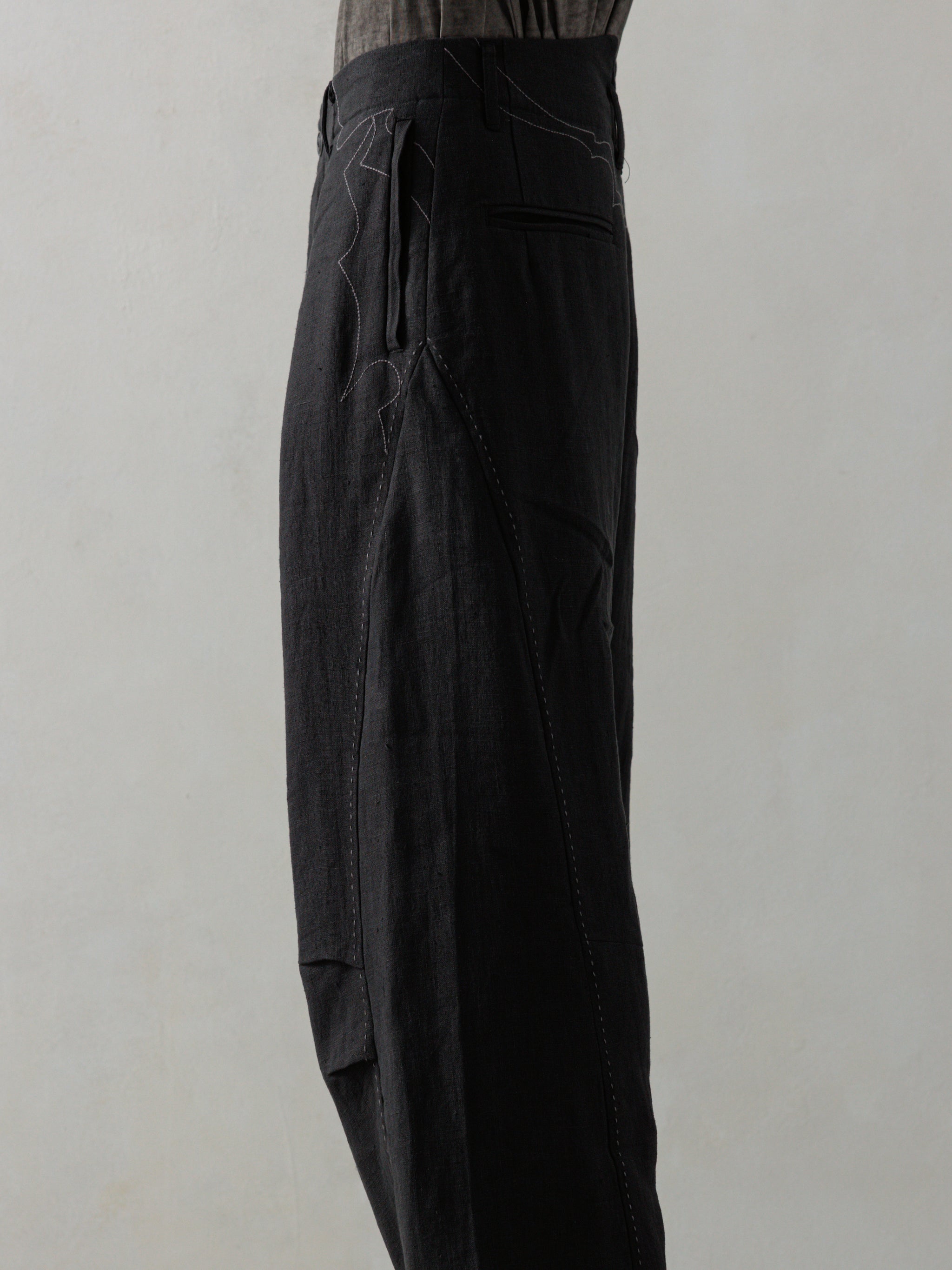【ENFOLD 25ss】SHEER LAYERED PANTS black 202402060046_2048x.jpg?v=
