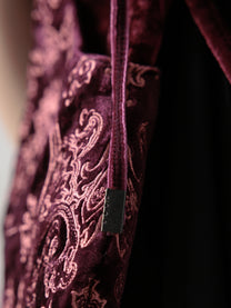 25SS｜Embroidery Bag (Burgundy)