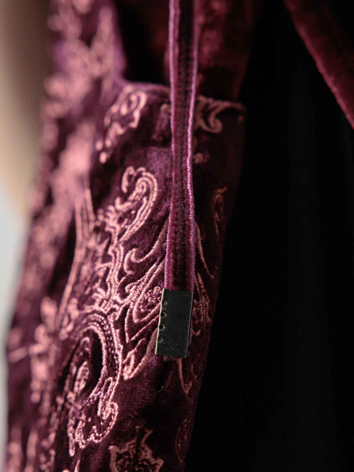 25SS｜Embroidery Bag (Burgundy)