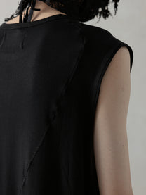 25SS｜Semi-sheer Vest (Black)
