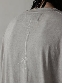 25SS｜Faded Tee (Cold Dyed Light Grey)