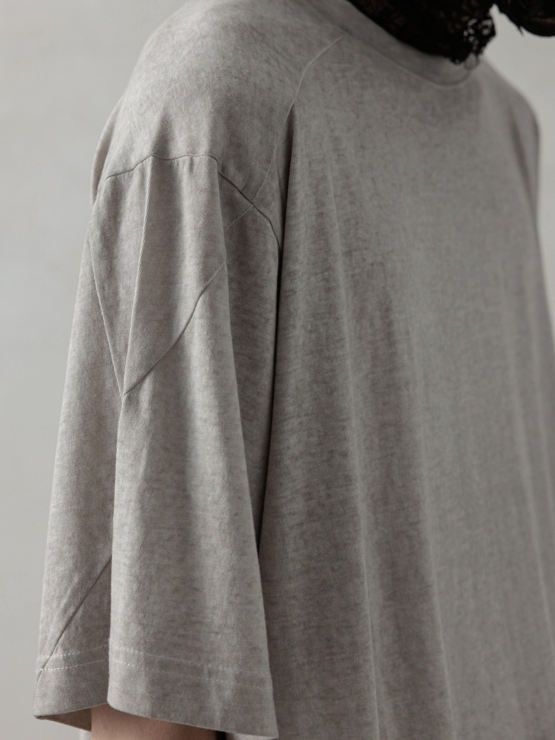 25SS｜Faded Tee (Cold Dyed Light Grey)