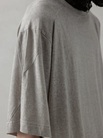 25SS｜Faded Tee (Cold Dyed Light Grey)