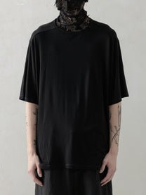 25SS｜Semi-sheer T-Shirt (Black)