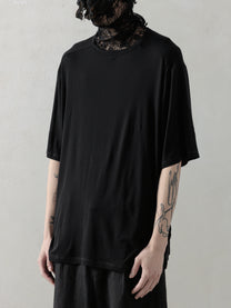 25SS｜Semi-sheer T-Shirt (Black)