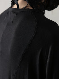 25SS｜Semi-sheer T-Shirt (Black)