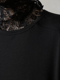 25SS｜Semi-sheer T-Shirt (Black)