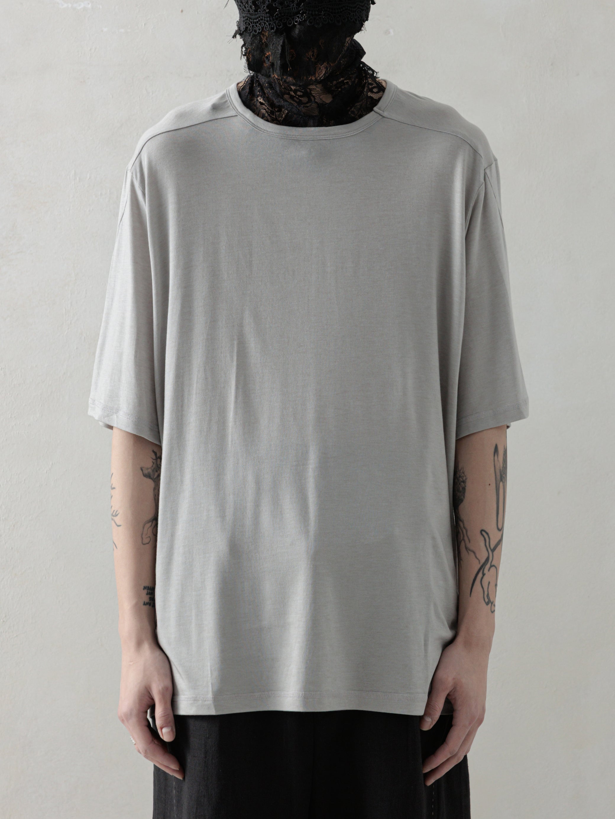 25SS｜Semi-sheer T-Shirt (Grey)