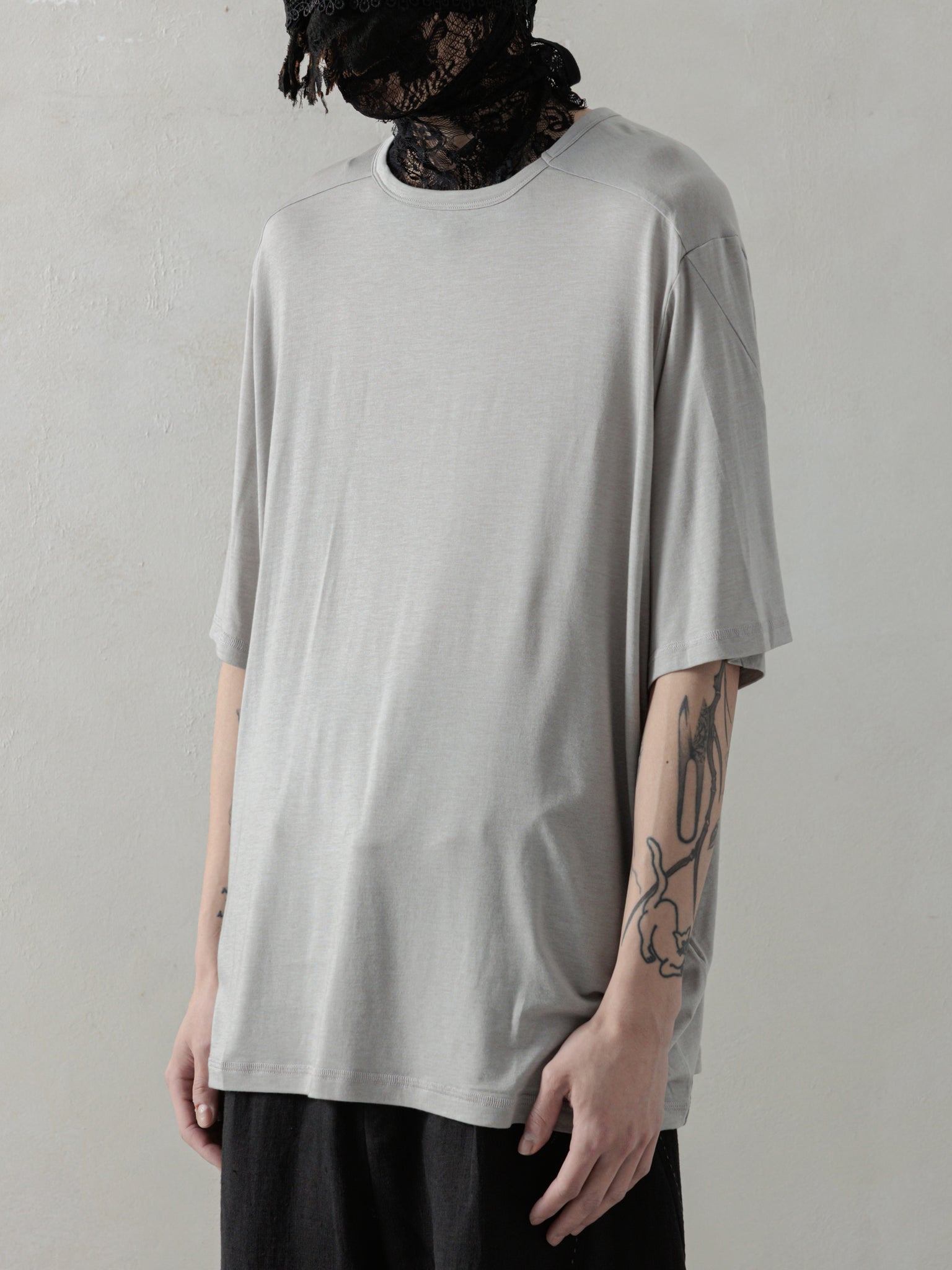 25SS｜Semi-sheer T-Shirt (Grey)