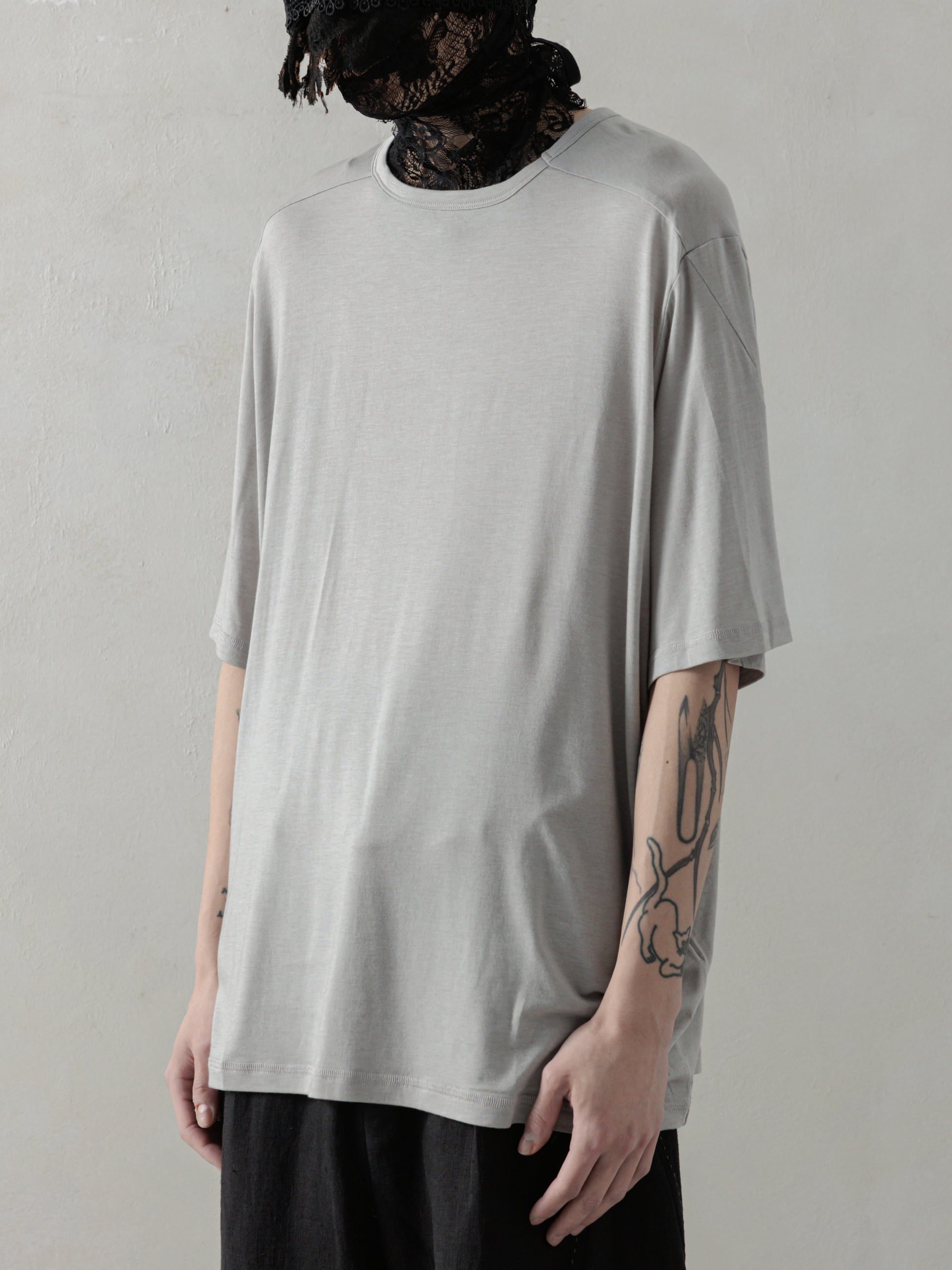 25SS｜Semi-sheer T-Shirt (Grey)