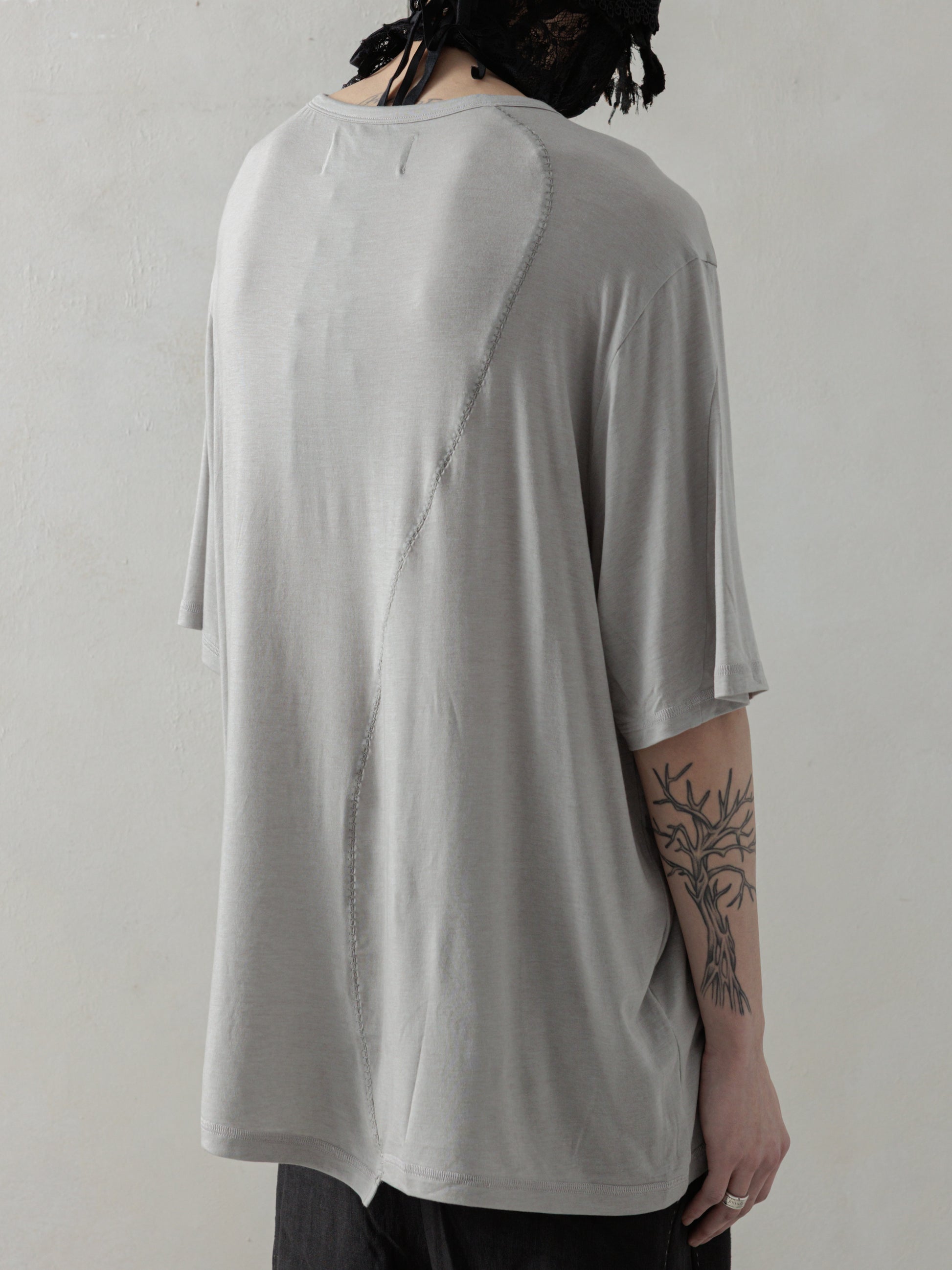 25SS｜Semi-sheer T-Shirt (Grey)