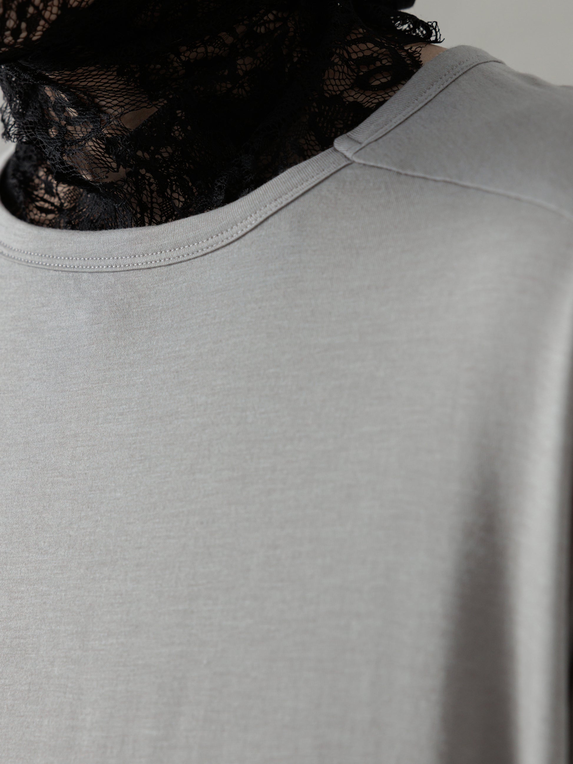 25SS｜Semi-sheer T-Shirt (Grey)