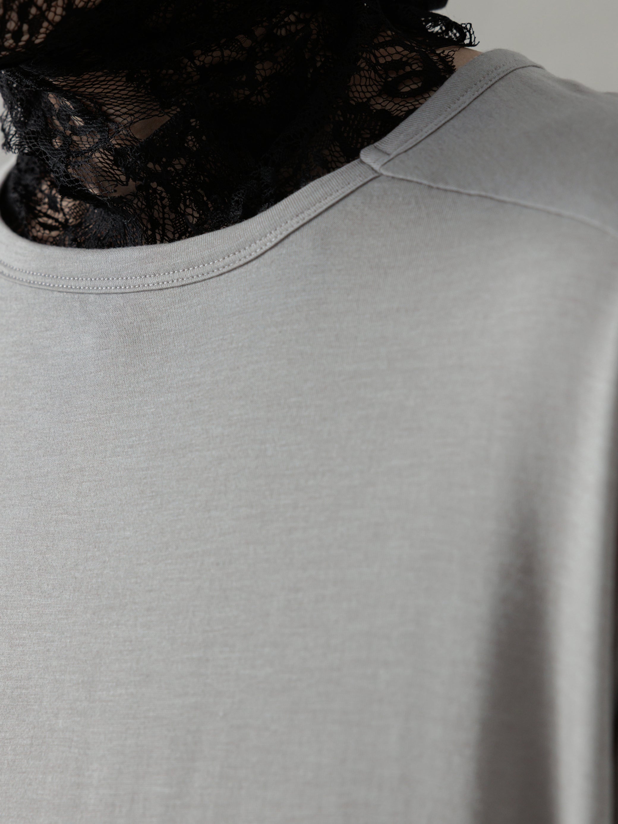 25SS｜Semi-sheer T-Shirt (Grey)