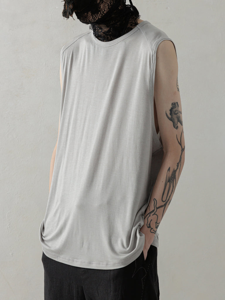 25SS｜Semi-sheer Vest (Grey)