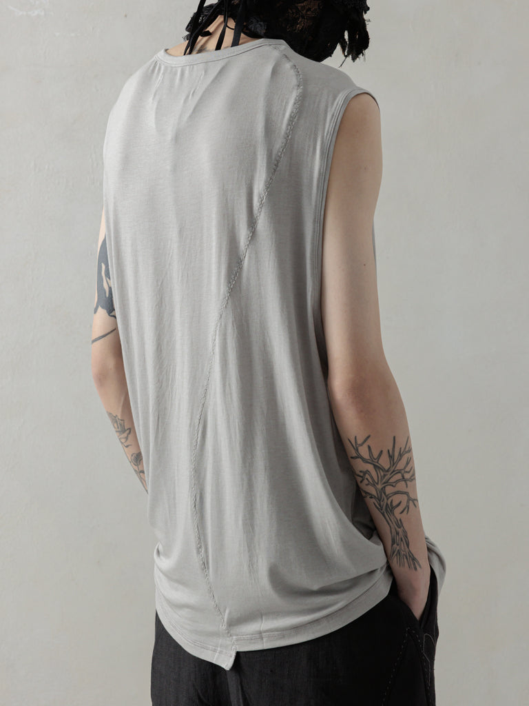 25SS｜Semi-sheer Vest (Grey)