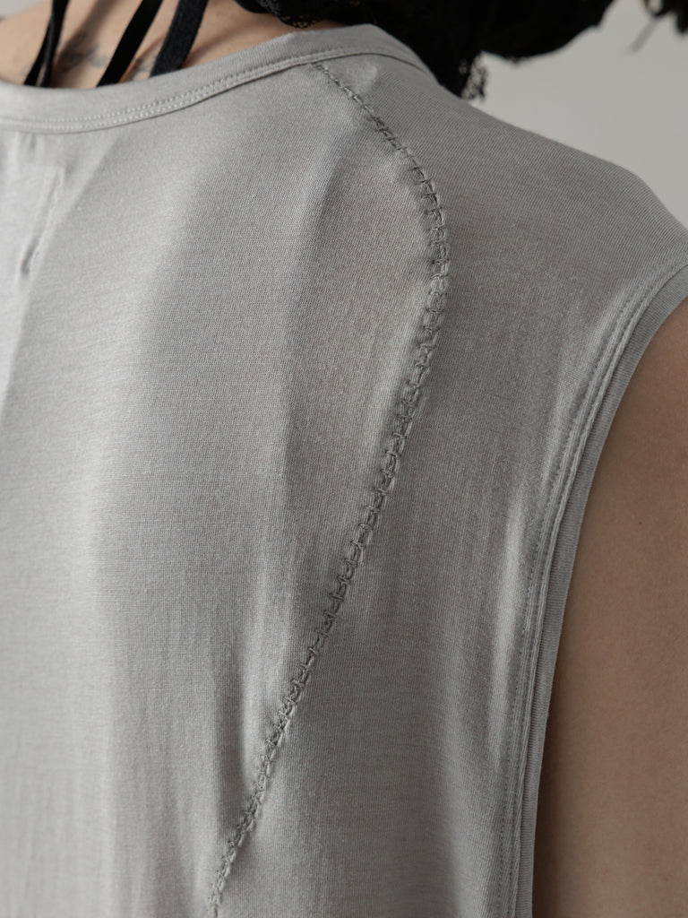 25SS｜Semi-sheer Vest (Grey)
