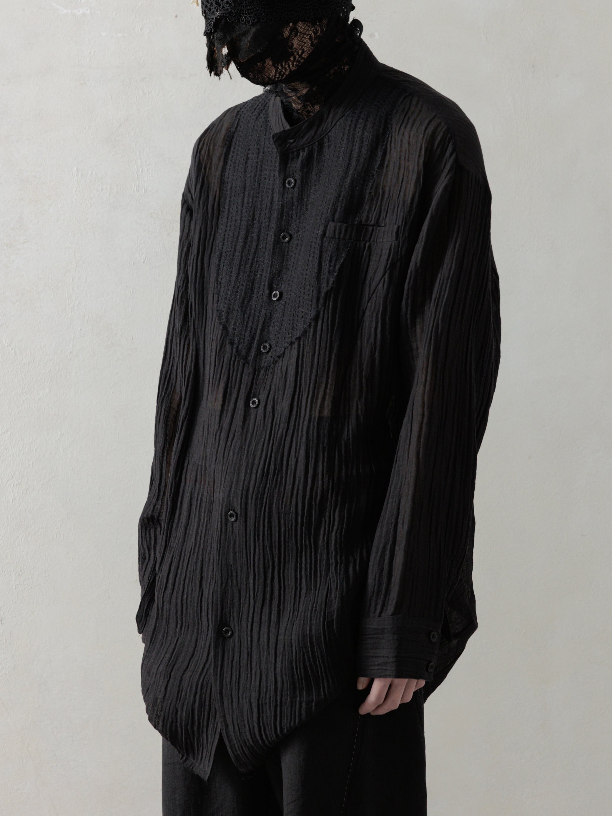 25SS｜Prick Stitch Tunic (Black)