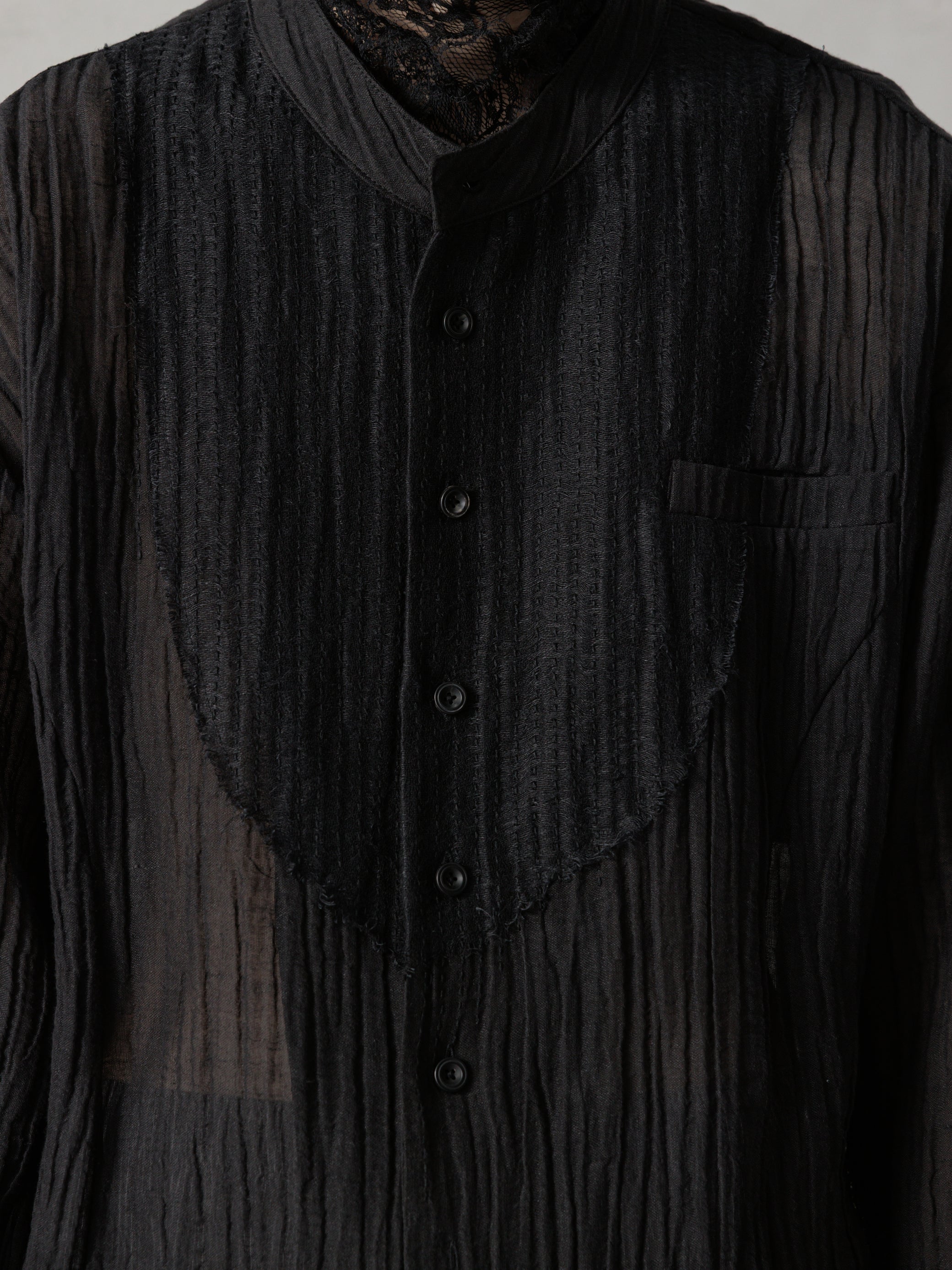 25SS｜Prick Stitch Tunic (Black)