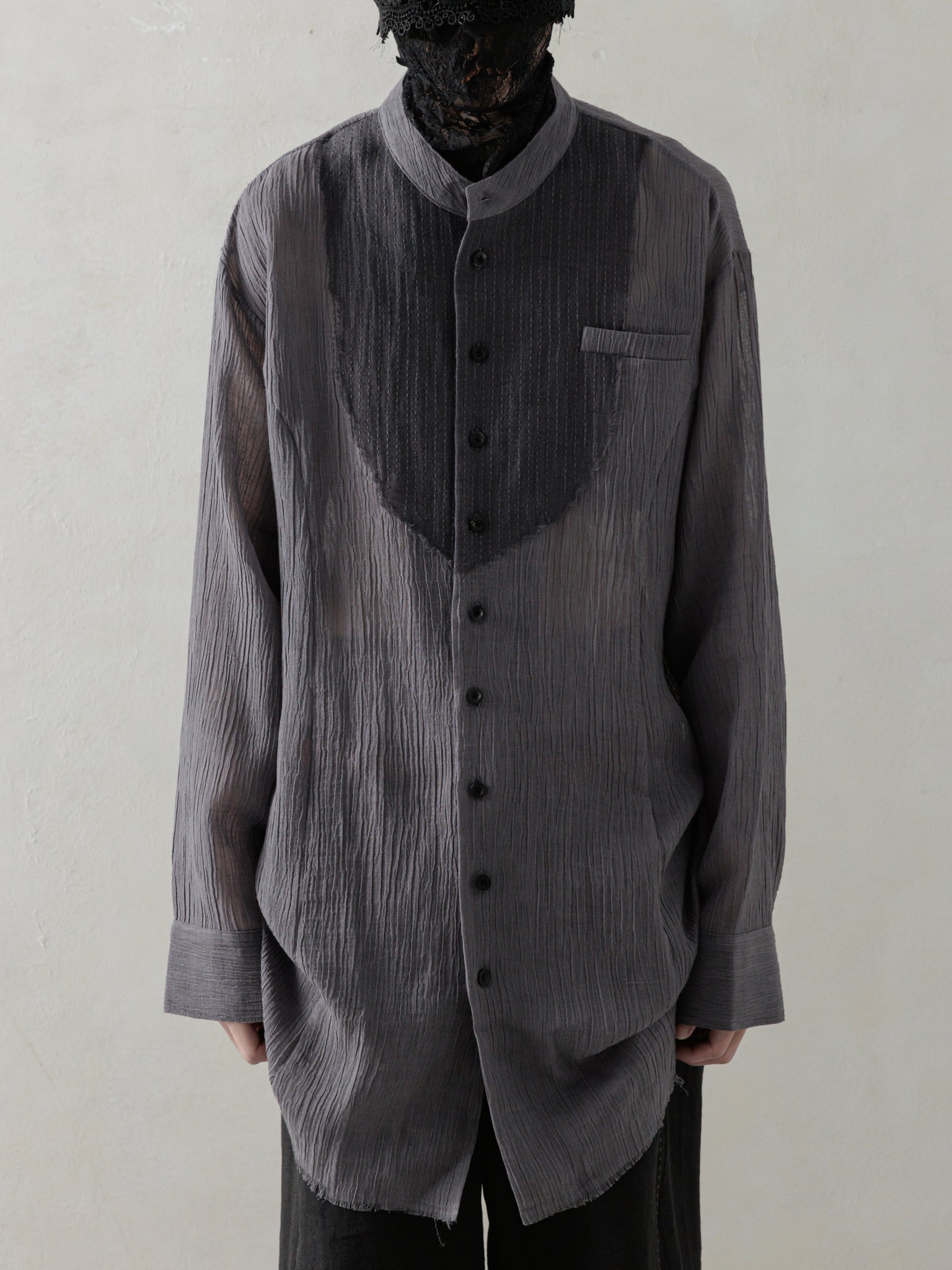 25SS｜Prick Stitch Tunic (Grey)