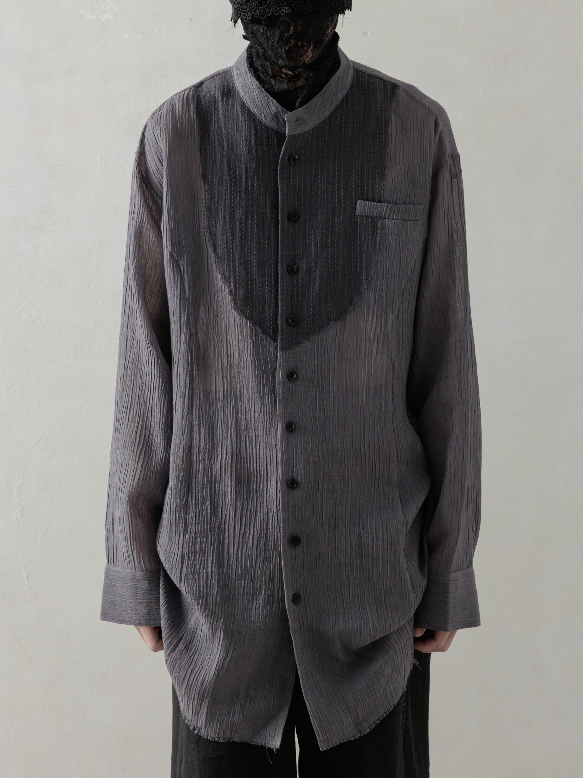25SS｜Prick Stitch Tunic (Grey)