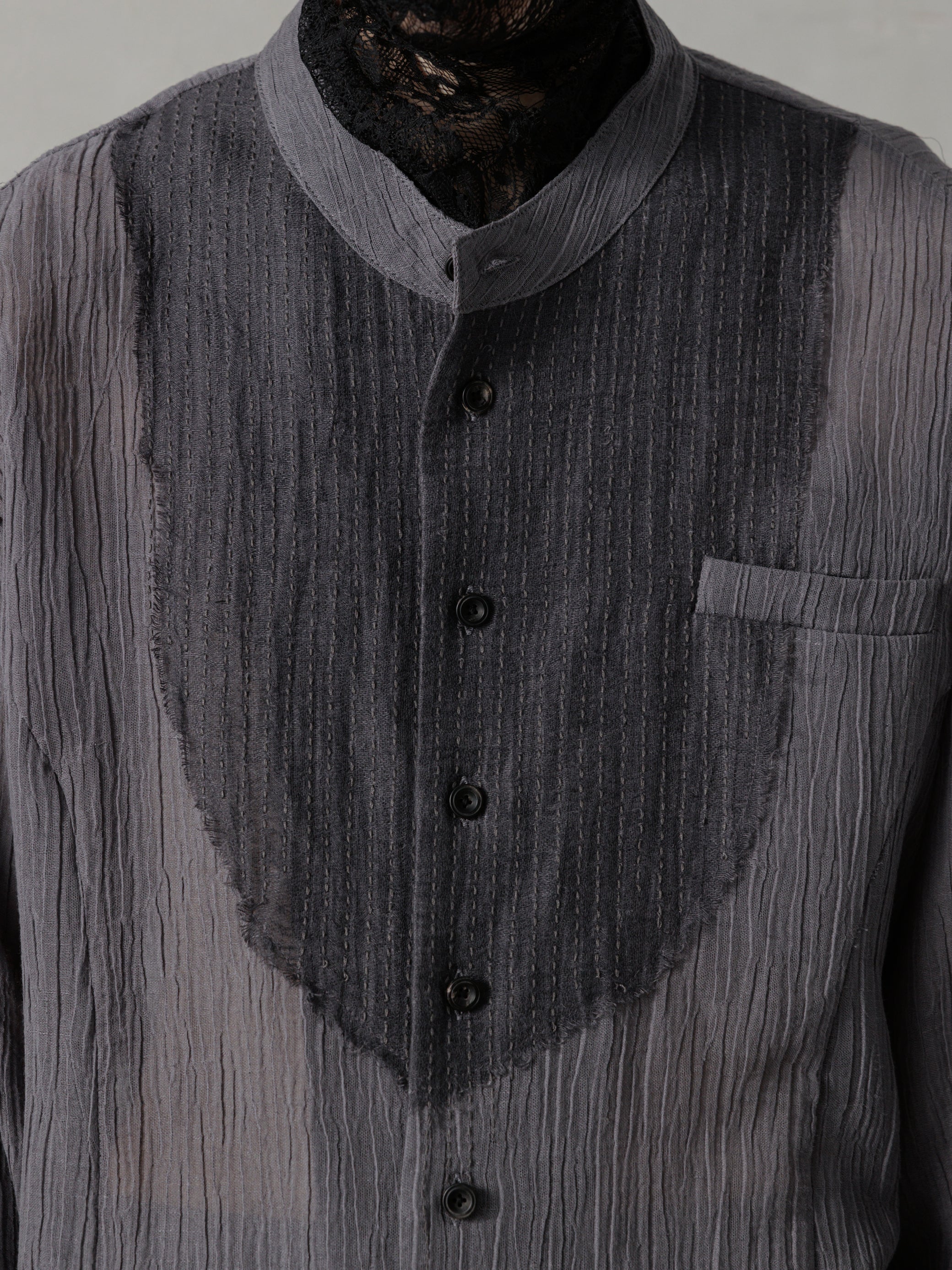 25SS｜Prick Stitch Tunic (Grey)